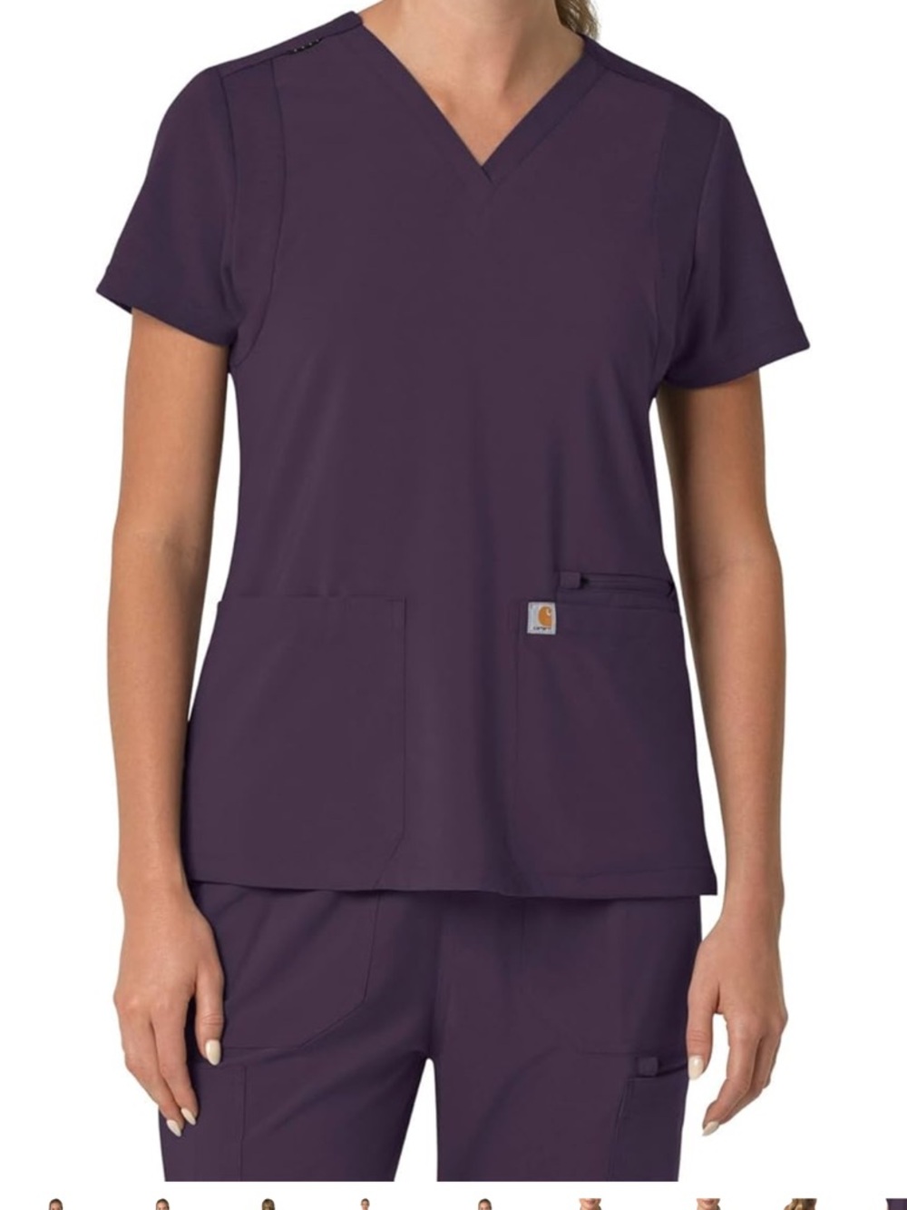 Carhartt Women's Plum Scrub Set